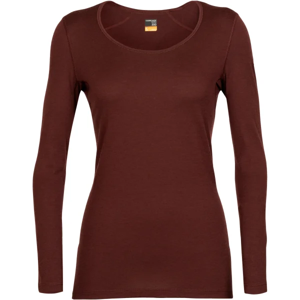 Icebreaker Wmns 200 Oasis LS Scoop Damen Funktionsunterhemd 1