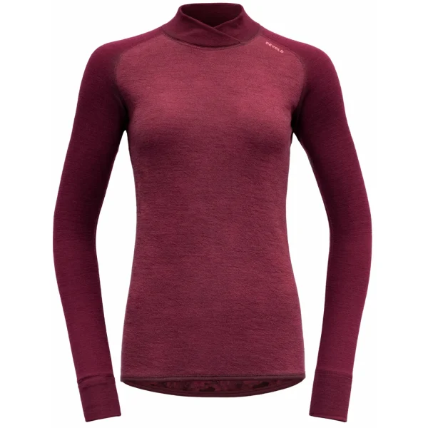 Devold Of Norway Kvitegga LS-Shirt Cross Neck 100% Merino Damen Funktionsunterhemd 1