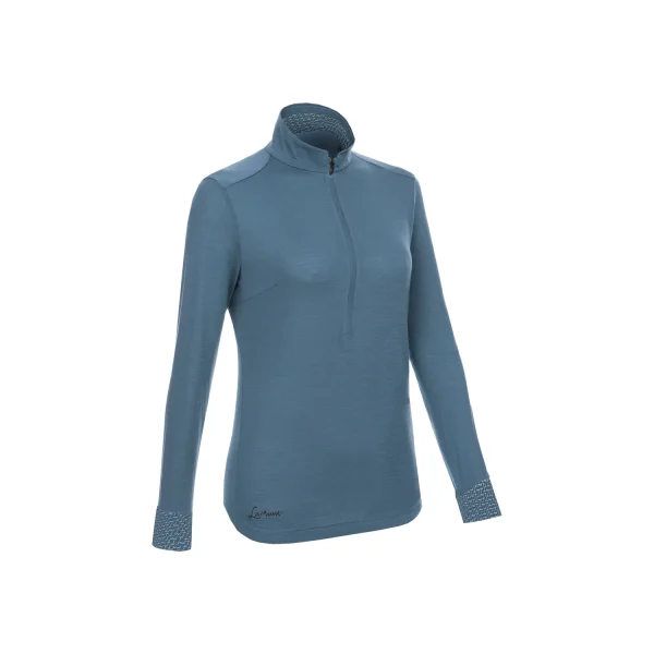 LaMunt ALEXANDRA LONG SLEEVE ZIP TEE Damen Longsleeve 9