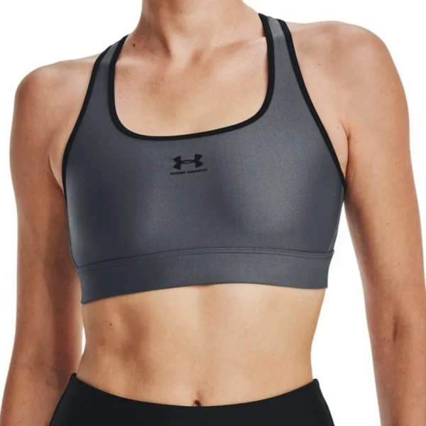 Under Armour Authentics Mid Padless Bra Damen Sport BH 1