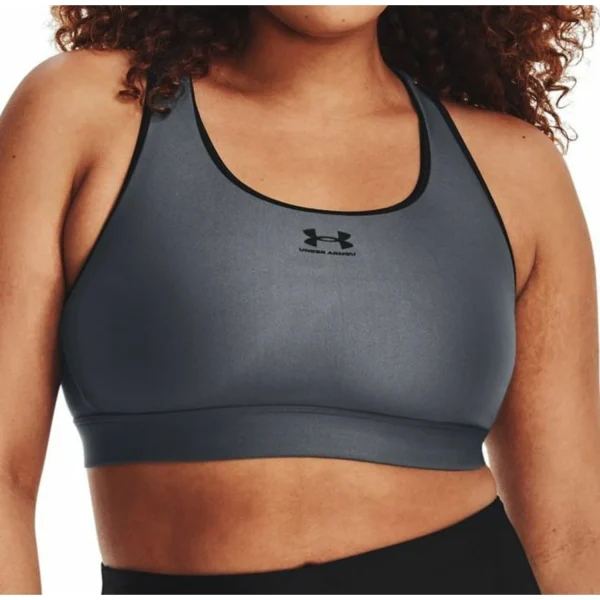 Under Armour Authentics Mid Padless Bra Damen Sport BH 4