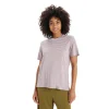 Icebreaker W Merino Linen SS Tee Stripe Damen T-Shirt 19